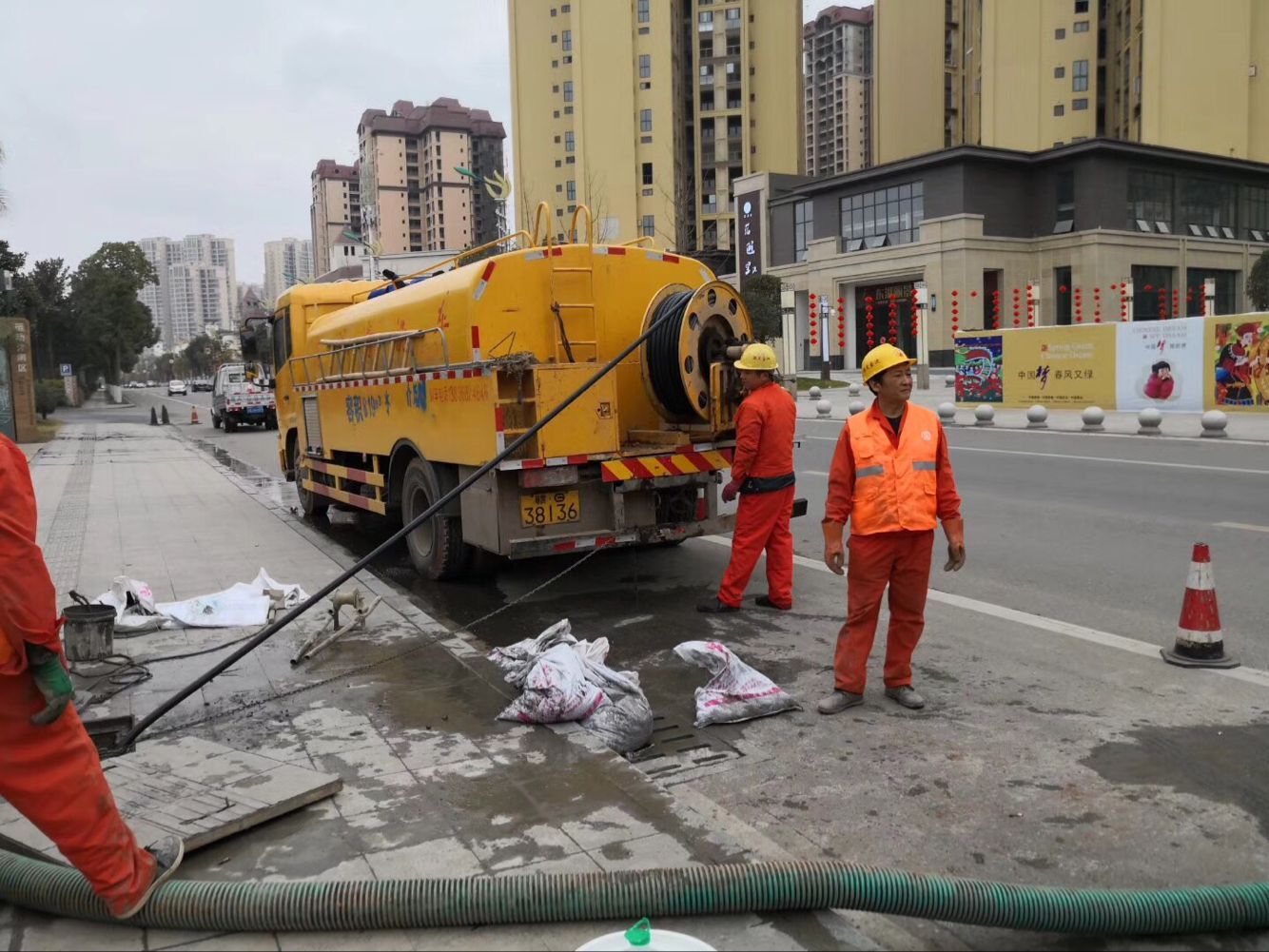 交口排污管道清淤-管道清洗